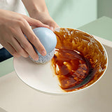 Maxbell Durable Dish Cleaning Ball Kitchen Cleaning Brush for Cleaning Bowl Dish Nylon Blue