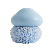 Maxbell Durable Dish Cleaning Ball Kitchen Cleaning Brush for Cleaning Bowl Dish Nylon Blue