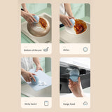 Maxbell Durable Dish Cleaning Ball Kitchen Cleaning Brush for Cleaning Bowl Dish Nylon Blue