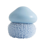 Maxbell Durable Dish Cleaning Ball Kitchen Cleaning Brush for Cleaning Bowl Dish Nylon Blue
