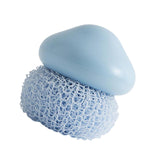 Maxbell Durable Dish Cleaning Ball Kitchen Cleaning Brush for Cleaning Bowl Dish Nylon Blue