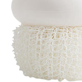 Maxbell Durable Dish Cleaning Ball Kitchen Cleaning Brush for Cleaning Bowl Dish Nylon White