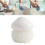 Maxbell Durable Dish Cleaning Ball Kitchen Cleaning Brush for Cleaning Bowl Dish Nylon White