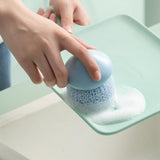 Maxbell Durable Dish Cleaning Ball Kitchen Cleaning Brush for Cleaning Bowl Dish Steel Wire White