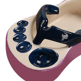 Maxbell Ceramic French Fries Dish Feet Shaped Chip Serving Dish Bowl for Kitchen