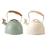 Maxbell Portable Whistling Kettle 3L Large Capacity Water Kettle  Light Green