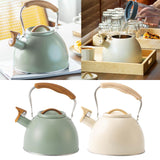 Maxbell Portable Whistling Kettle 3L Large Capacity Water Kettle  Light Green