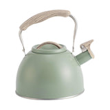 Maxbell Portable Whistling Kettle 3L Large Capacity Water Kettle  Light Green