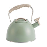 Maxbell Portable Whistling Kettle 3L Large Capacity Water Kettle  Light Green
