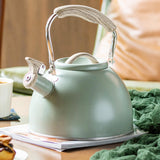 Maxbell Portable Whistling Kettle 3L Large Capacity Water Kettle  Light Green