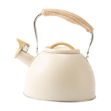 Maxbell Portable Whistling Kettle 3L Large Capacity Water Kettle  Beige