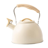 Maxbell Portable Whistling Kettle 3L Large Capacity Water Kettle  Beige