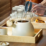 Maxbell Portable Whistling Kettle 3L Large Capacity Water Kettle  Beige