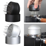 Maxbell Manual Coffee Stirrer Distributor Espresso Stirrer 20 Pins Adjustable Depth 51mm Black