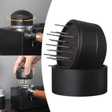 Maxbell Manual Coffee Stirrer Distributor Espresso Stirrer 20 Pins Adjustable Depth 58mm Black