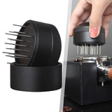 Maxbell Manual Coffee Stirrer Distributor Espresso Stirrer 20 Pins Adjustable Depth 58mm Black