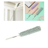 Maxbell 1.3M Telescopic Ceiling Duster Bendable Duster for Cleaning Ceiling Fan Car green
