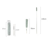 Maxbell 1.3M Telescopic Ceiling Duster Bendable Duster for Cleaning Ceiling Fan Car green