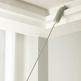 Maxbell 1.3M Telescopic Ceiling Duster Bendable Duster for Cleaning Ceiling Fan Car green