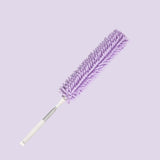 Maxbell 1.3M Telescopic Ceiling Duster Bendable Duster for Cleaning Ceiling Fan Car purple