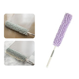 Maxbell 1.3M Telescopic Ceiling Duster Bendable Duster for Cleaning Ceiling Fan Car purple