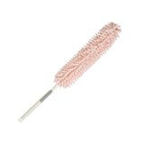 Maxbell 1.3M Telescopic Ceiling Duster Bendable Duster for Cleaning Ceiling Fan Car pink