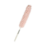 Maxbell 1.3M Telescopic Ceiling Duster Bendable Duster for Cleaning Ceiling Fan Car pink