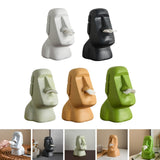 Maxbell Stone Figure Paper Towel Dispenser Container Napkin Holder for Decoration White