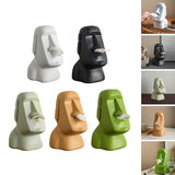 Maxbell Stone Figure Paper Towel Dispenser Container Napkin Holder for Decoration White