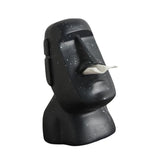 Maxbell Stone Figure Paper Towel Dispenser Container Napkin Holder for Decoration Black