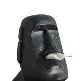 Maxbell Stone Figure Paper Towel Dispenser Container Napkin Holder for Decoration Black