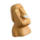 Maxbell Stone Figure Paper Towel Dispenser Container Napkin Holder for Decoration Orange