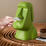 Maxbell Stone Figure Paper Towel Dispenser Container Napkin Holder for Decoration Green