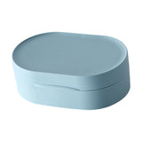 Maxbell Travel Soap Box Portable Soap Box Soap Dish for Home Bathroom Kitchen Blue Large