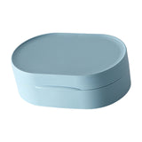 Maxbell Travel Soap Box Portable Soap Box Soap Dish for Home Bathroom Kitchen Blue Large