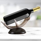 Maxbell Nordic Style Single Bottle Wine Rack Crafts for Wine Cabinet Tabletop Wood