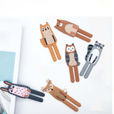 Maxbell Magnetic Hooks Shower Towel Hooks Key Storage Holder for Home Bathroom Raccoon Bear Rabbit