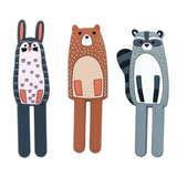 Maxbell Magnetic Hooks Shower Towel Hooks Key Storage Holder for Home Bathroom Raccoon Bear Rabbit