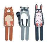 Maxbell Magnetic Hooks Shower Towel Hooks Key Storage Holder for Home Bathroom Raccoon Bear Rabbit