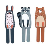 Maxbell Magnetic Hooks Shower Towel Hooks Key Storage Holder for Home Bathroom Raccoon Bear Rabbit