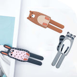 Maxbell Magnetic Hooks Shower Towel Hooks Key Storage Holder for Home Bathroom Raccoon Bear Rabbit