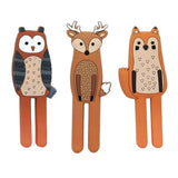 Maxbell Magnetic Hooks Shower Towel Hooks Key Storage Holder for Home Bathroom Fawn Owl