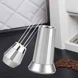 Maxbell Coffee Stirrer Hand Distribution Coffee Stirring Tool Birthday Gifts Silver 1 Set Needles