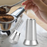 Maxbell Coffee Stirrer Hand Distribution Coffee Stirring Tool Birthday Gifts Silver 1 Set Needles