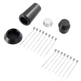 Maxbell Coffee Stirrer Hand Distribution Coffee Stirring Tool Birthday Gifts 2 Sets Needles Black