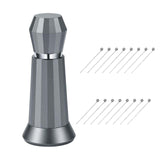 Maxbell Coffee Stirrer Hand Distribution Coffee Stirring Tool Birthday Gifts Gray 2 Set Needles