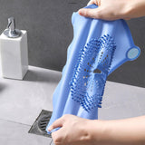 Maxbell Shower Drain Catcher Easy to Clean Reusable for Kitchen Bathroom Sink Blue