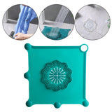 Maxbell Shower Drain Catcher Easy to Clean Reusable for Kitchen Bathroom Sink Green