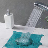 Maxbell Shower Drain Catcher Easy to Clean Reusable for Kitchen Bathroom Sink Dark Green