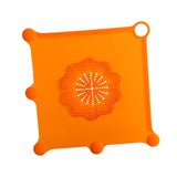 Maxbell Shower Drain Catcher Easy to Clean Reusable for Kitchen Bathroom Sink Orange